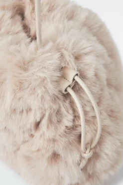 COS CAVATELLI MINI CLUTCH - FAUX FUR-Women Bags