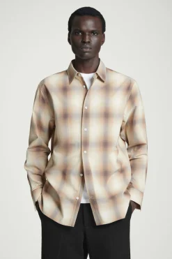 COS CHECKED COTTON SHIRT- Shirts