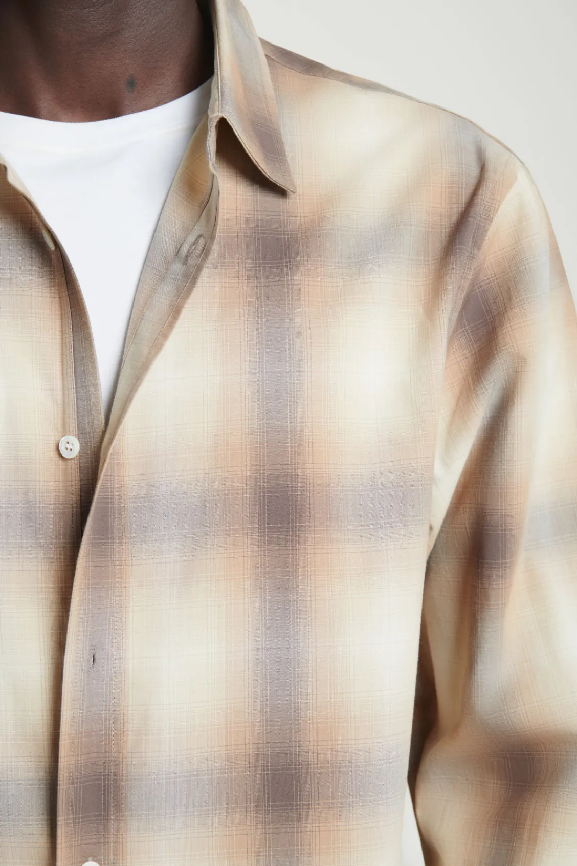 COS CHECKED COTTON SHIRT- Shirts