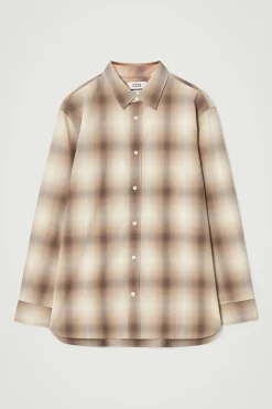COS CHECKED COTTON SHIRT- Shirts