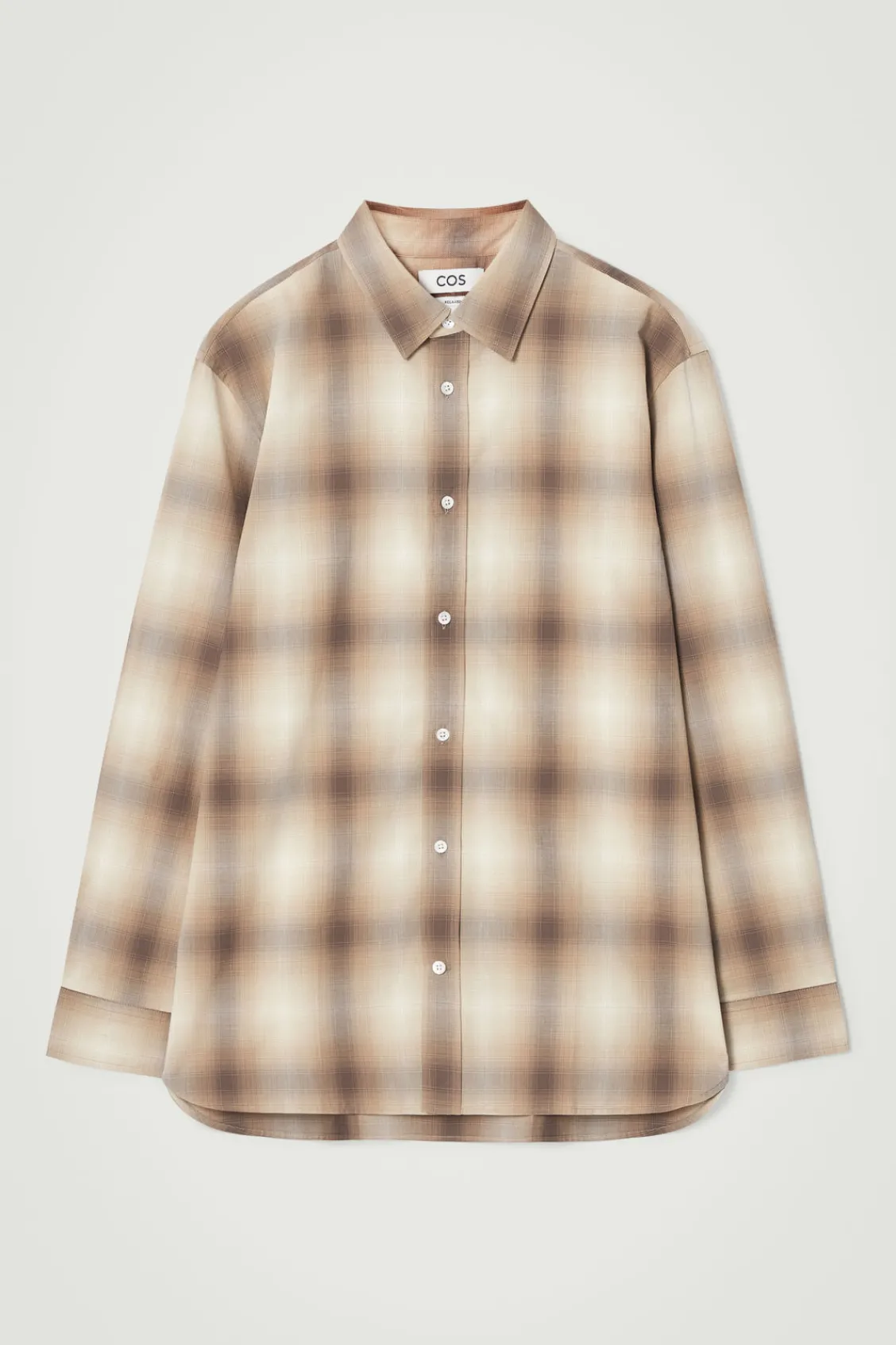 COS CHECKED COTTON SHIRT- Shirts