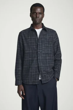 COS CHECKED WOOL OVERSHIRT- Shirts