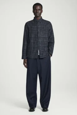 COS CHECKED WOOL OVERSHIRT- Shirts