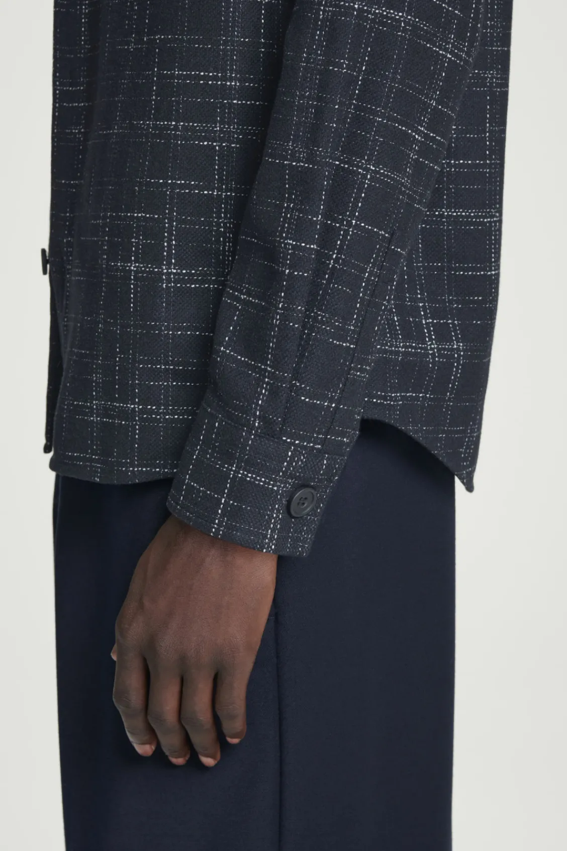 COS CHECKED WOOL OVERSHIRT- Shirts