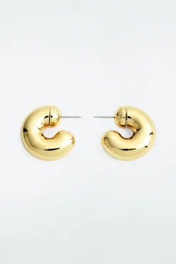 COS CHUNKY HOOP EARRINGS-Women Jewelry