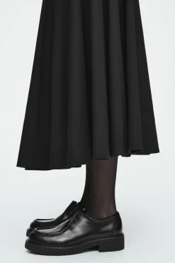 COS CHUNKY LEATHER LACE-UP SHOES-Women Shoes