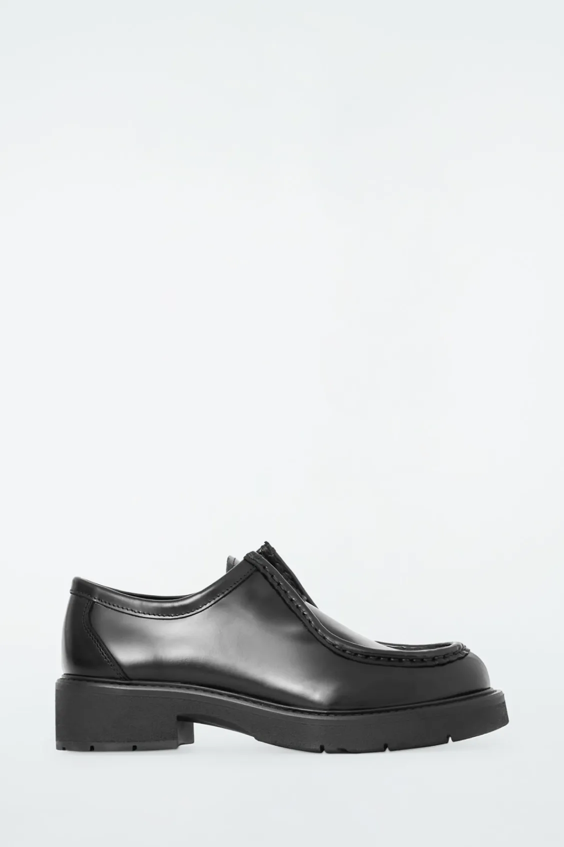 COS CHUNKY LEATHER LACE-UP SHOES-Women Shoes