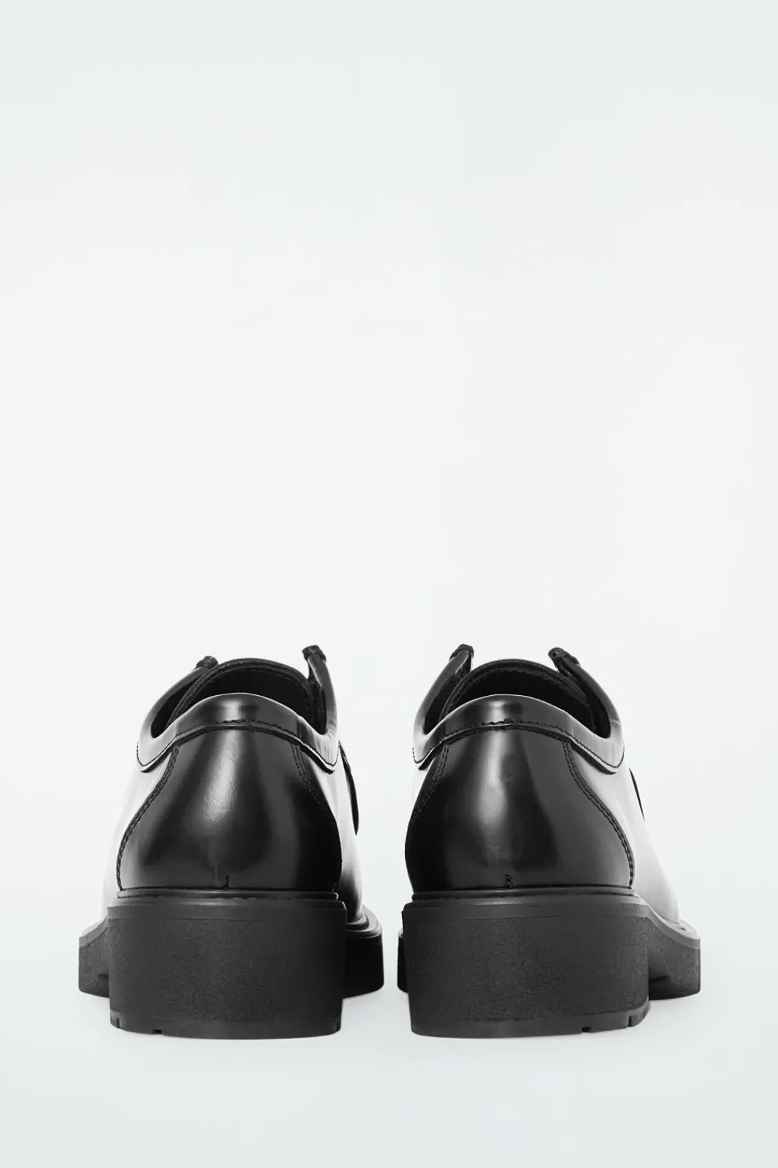 COS CHUNKY LEATHER LACE-UP SHOES-Women Shoes
