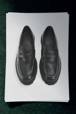 COS CHUNKY LEATHER LOAFERS- Shoes