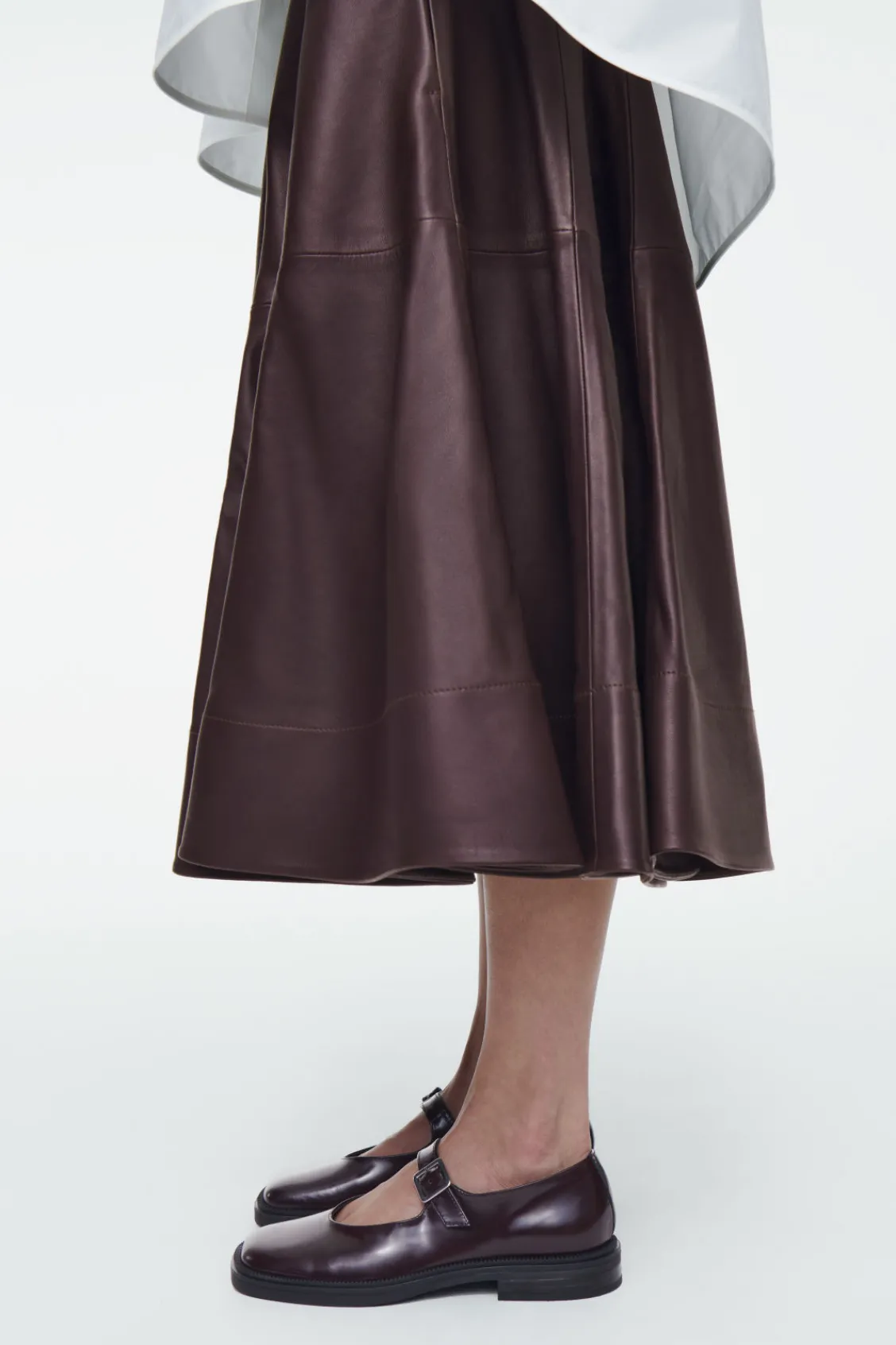 COS CHUNKY LEATHER MARY-JANE SHOES-Women Shoes
