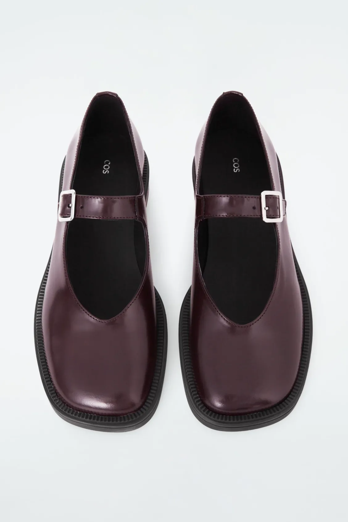 COS CHUNKY LEATHER MARY-JANE SHOES-Women Shoes