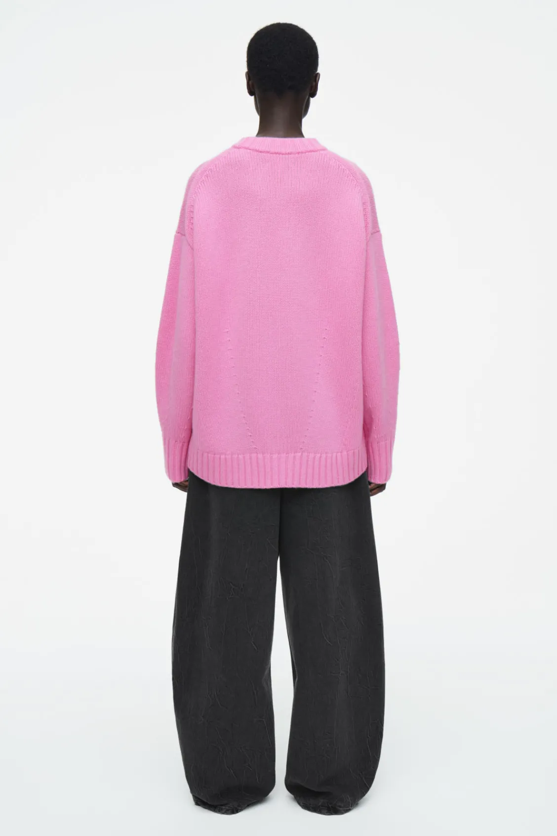 COS CHUNKY PURE CASHMERE CREW-NECK SWEATER-Women Cashmere | Sweaters & Cardigans