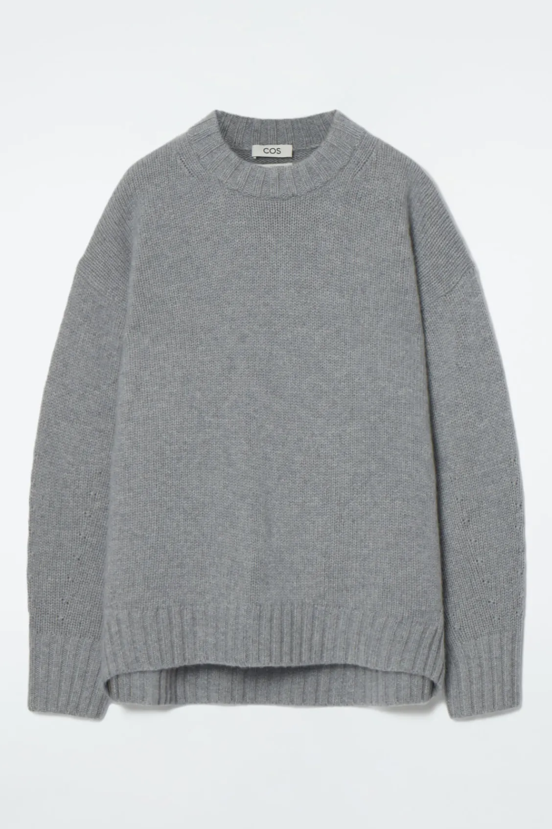 COS CHUNKY PURE CASHMERE CREW-NECK SWEATER-Women Cashmere | Sweaters & Cardigans