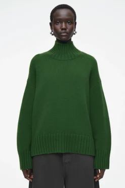 COS CHUNKY PURE CASHMERE TURTLENECK SWEATER-Women Cashmere | Sweaters & Cardigans