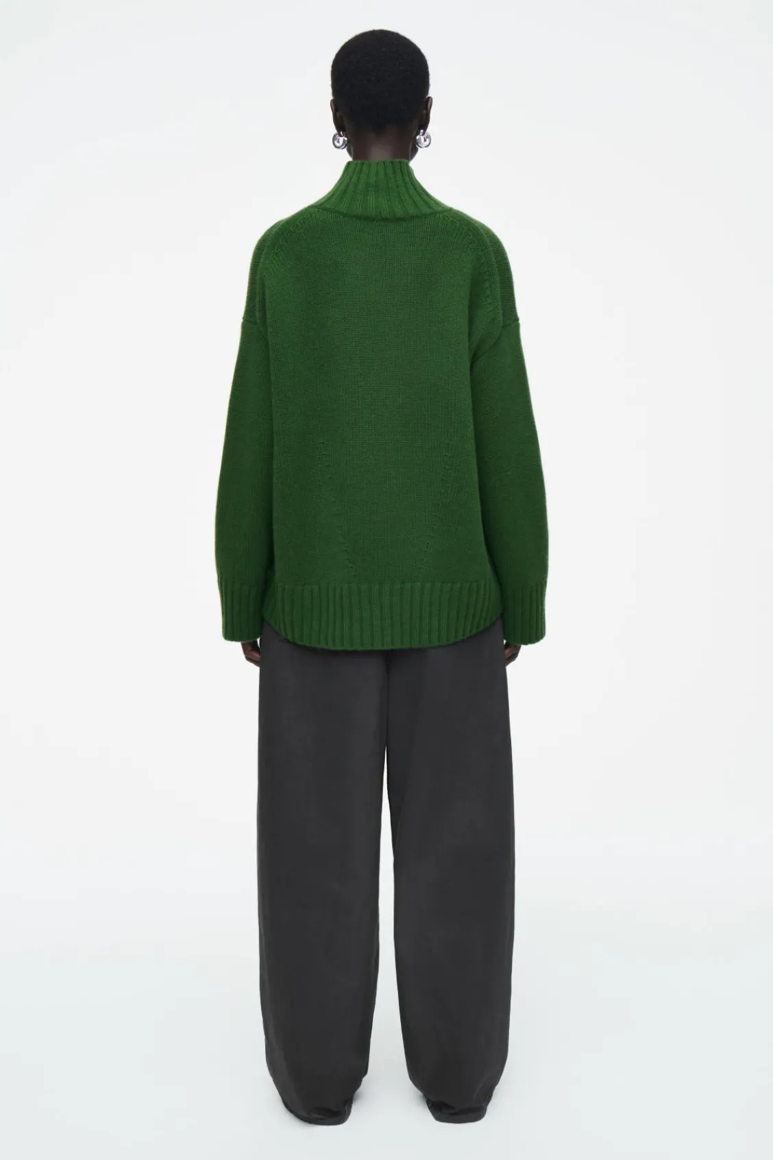 COS CHUNKY PURE CASHMERE TURTLENECK SWEATER-Women Cashmere | Sweaters & Cardigans