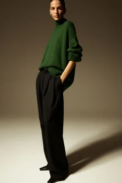 COS CHUNKY PURE CASHMERE TURTLENECK SWEATER-Women Cashmere | Sweaters & Cardigans