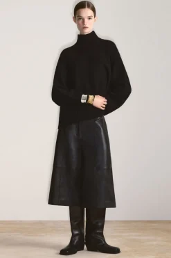 COS CHUNKY PURE CASHMERE TURTLENECK SWEATER-Women Cashmere | Sweaters & Cardigans