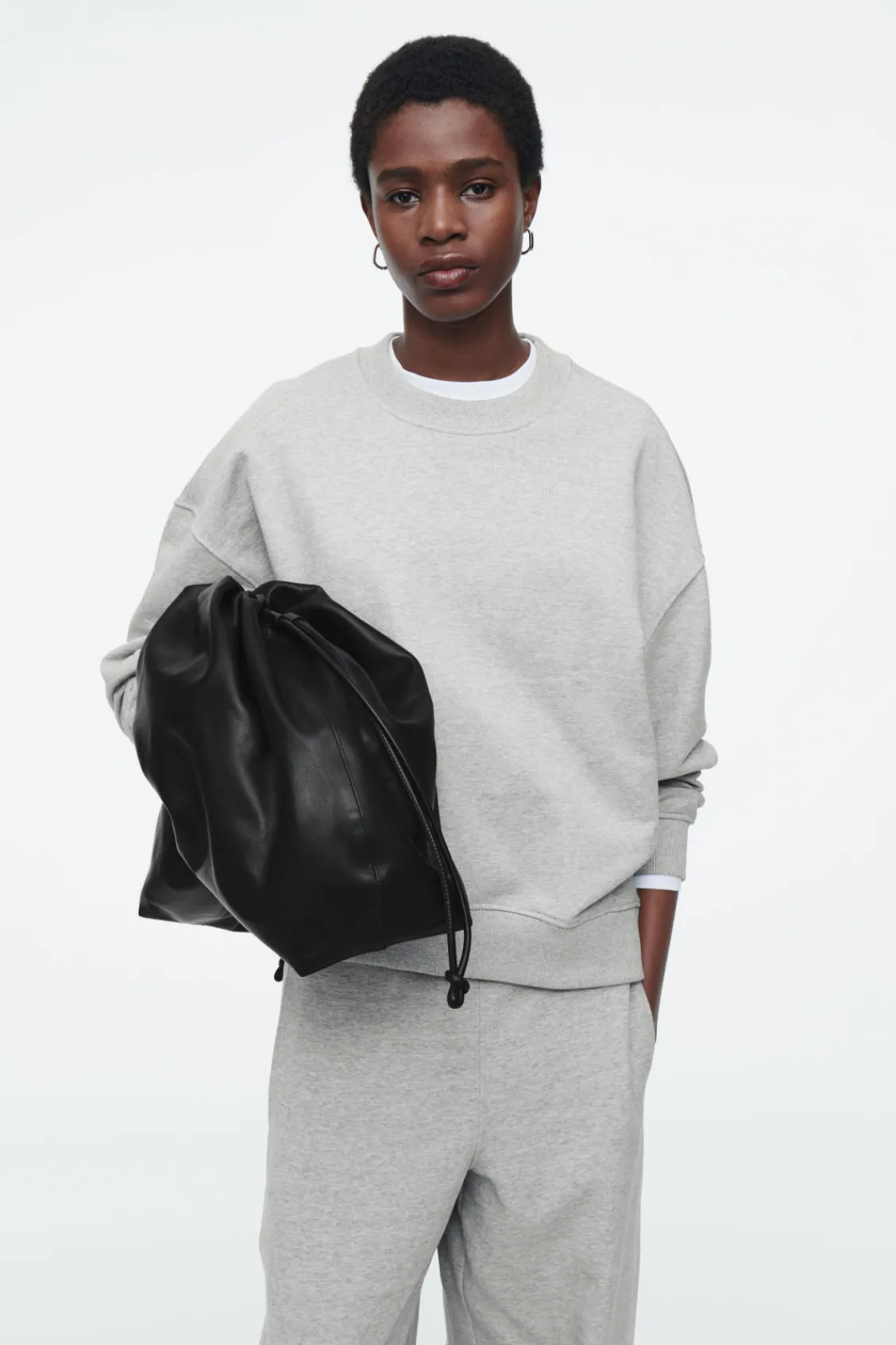 COS CLASSIC CREW-NECK SWEATSHIRT-Women Tops