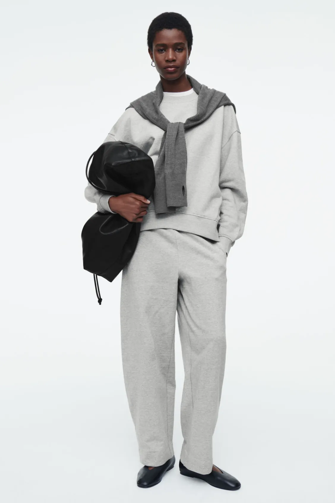 COS CLASSIC CREW-NECK SWEATSHIRT-Women Tops