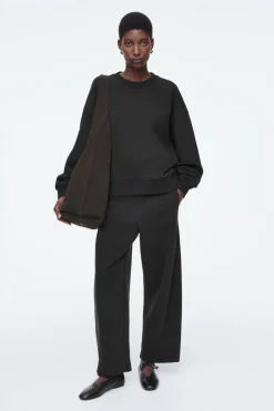 COS CLASSIC CREW-NECK SWEATSHIRT-Women Tops