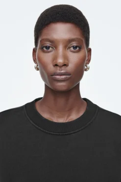 COS CLASSIC CREW-NECK SWEATSHIRT-Women Tops