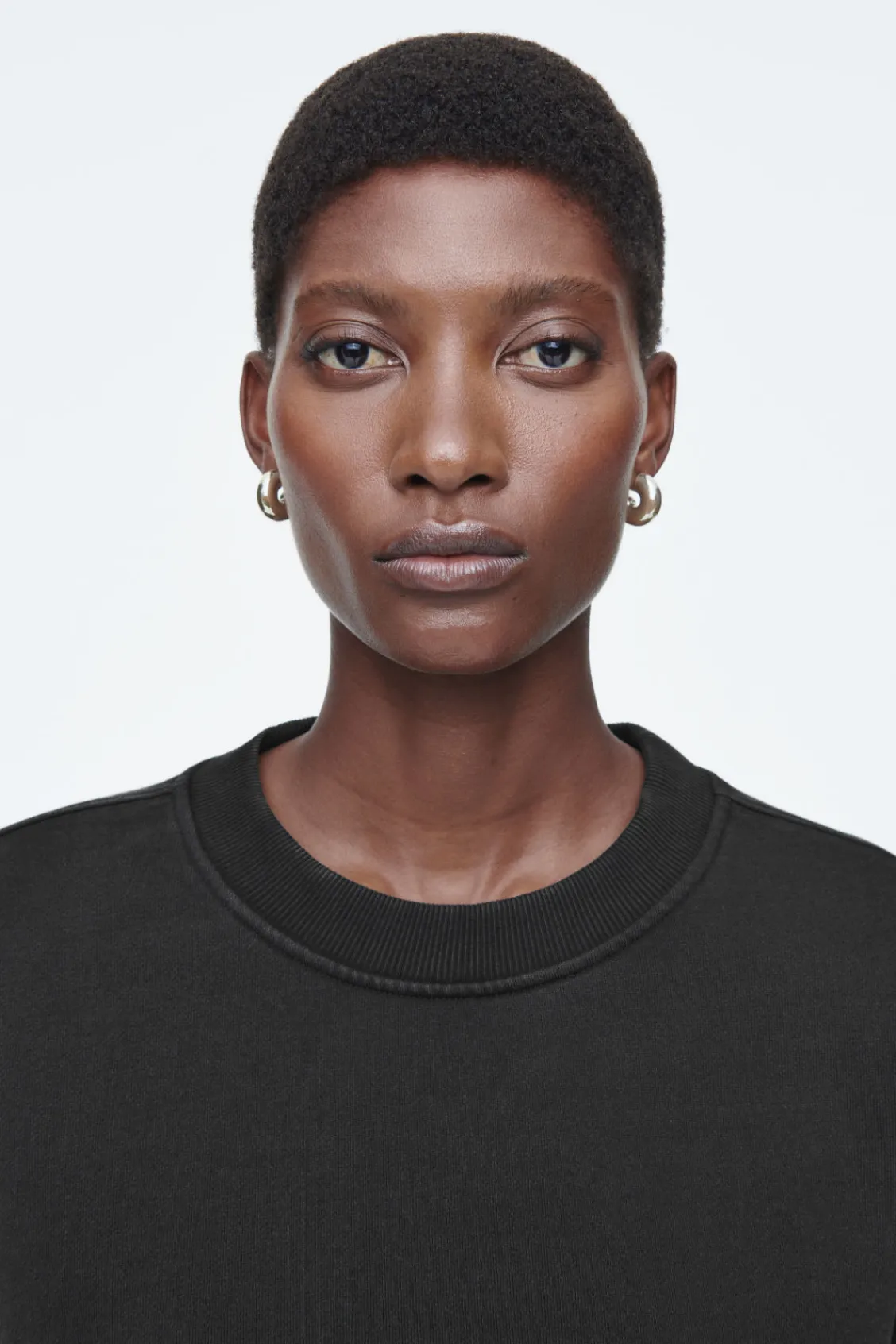 COS CLASSIC CREW-NECK SWEATSHIRT-Women Tops
