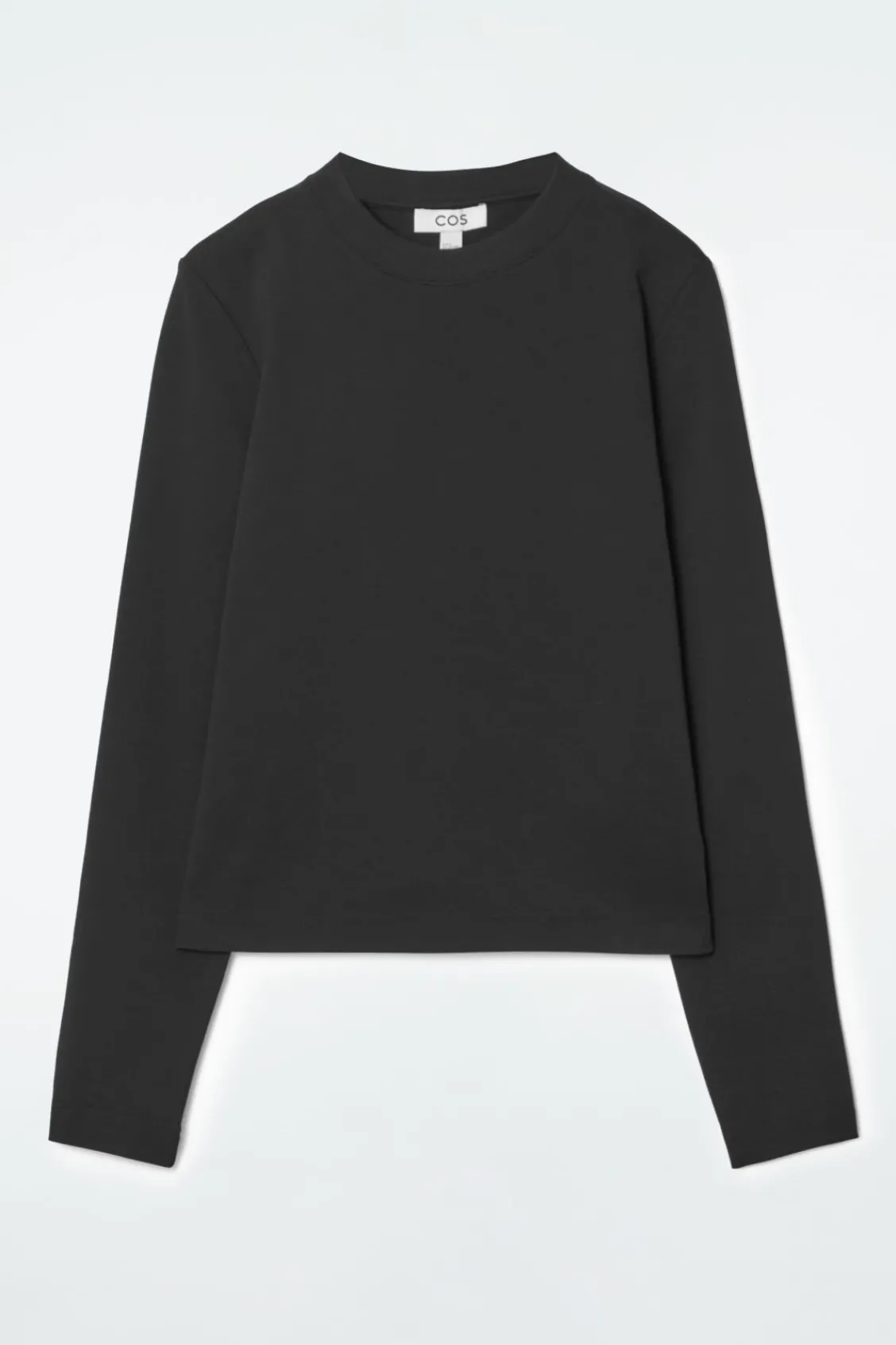 COS CLEAN CUT REGULAR LONG-SLEEVED T-SHIRT-Women T-Shirts | Tops