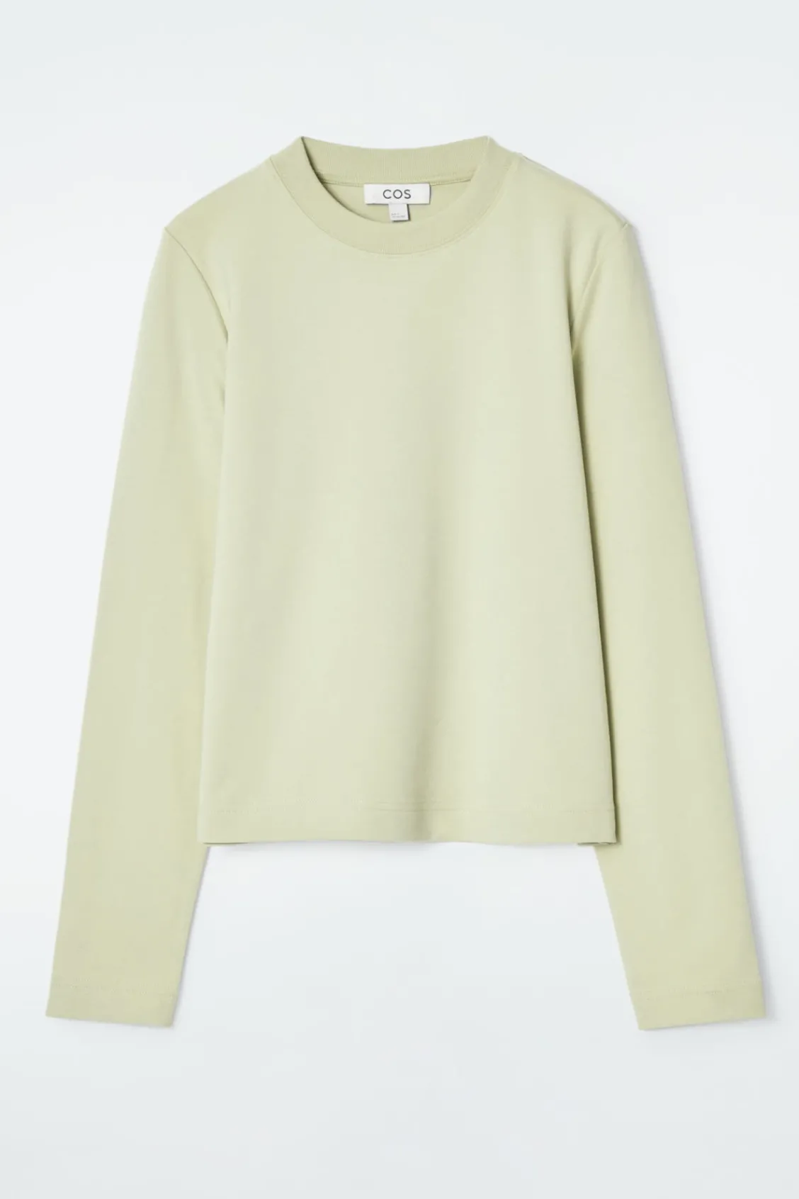 COS CLEAN CUT REGULAR LONG-SLEEVED T-SHIRT-Women T-Shirts | Tops