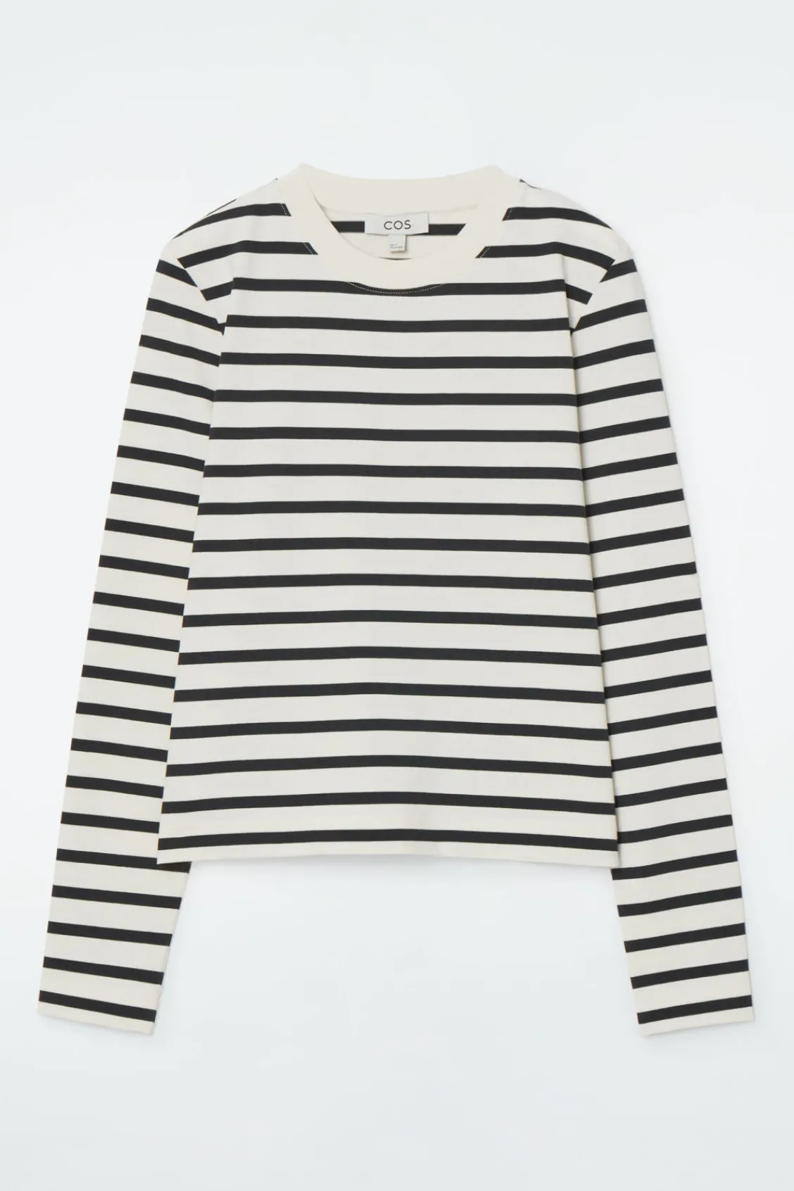COS CLEAN CUT REGULAR LONG-SLEEVED T-SHIRT-Women T-Shirts | Tops