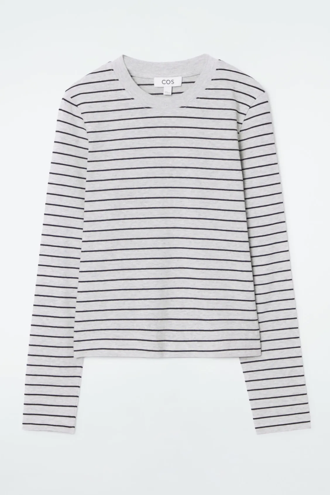 COS CLEAN CUT REGULAR LONG-SLEEVED T-SHIRT-Women T-Shirts | Tops