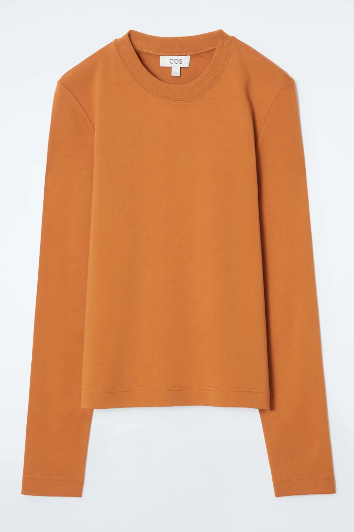 COS CLEAN CUT REGULAR LONG-SLEEVED T-SHIRT-Women T-Shirts | Tops