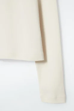 COS CLEAN CUT REGULAR LONG-SLEEVED T-SHIRT-Women T-Shirts | Tops