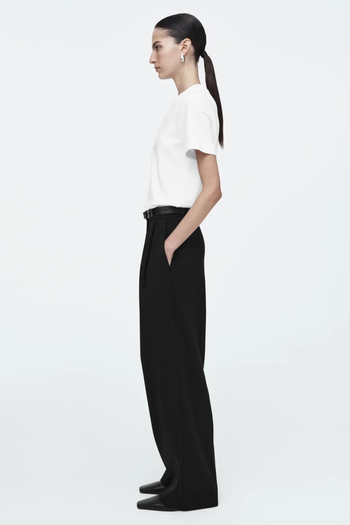 COS CLEAN CUT REGULAR T-SHIRT-Women T-Shirts | Tops