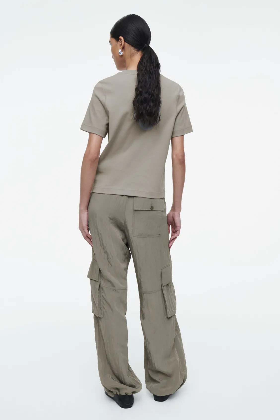 COS CLEAN CUT REGULAR T-SHIRT-Women T-Shirts | Tops