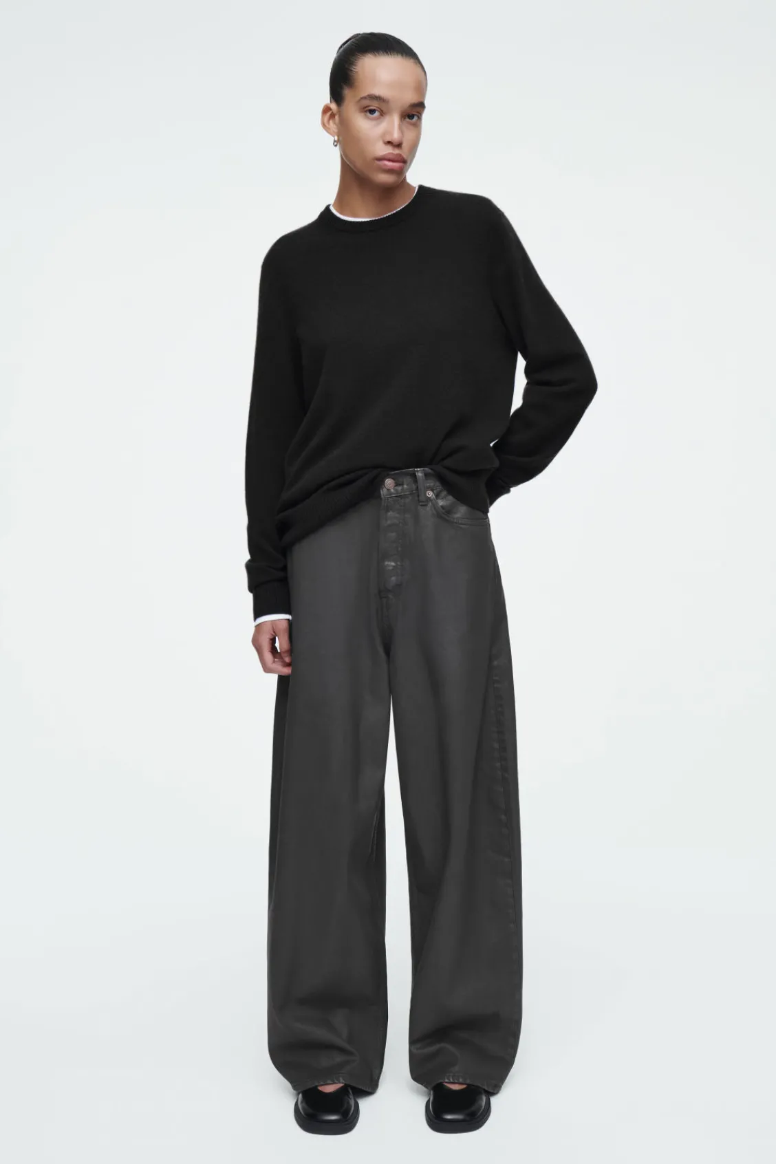 COS COAST WIDE-LEG JEANS-Women Jeans | Pants