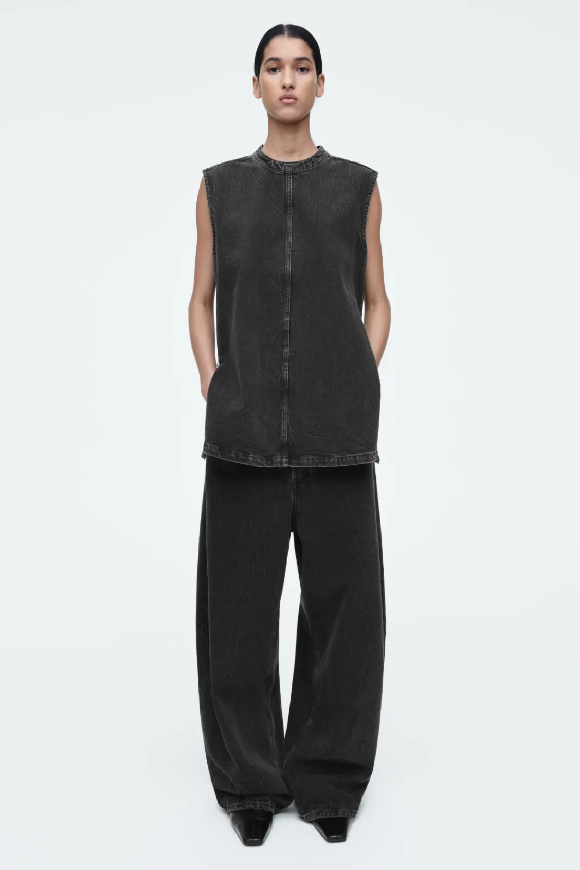 COS COAST WIDE-LEG JEANS-Women Jeans | Pants