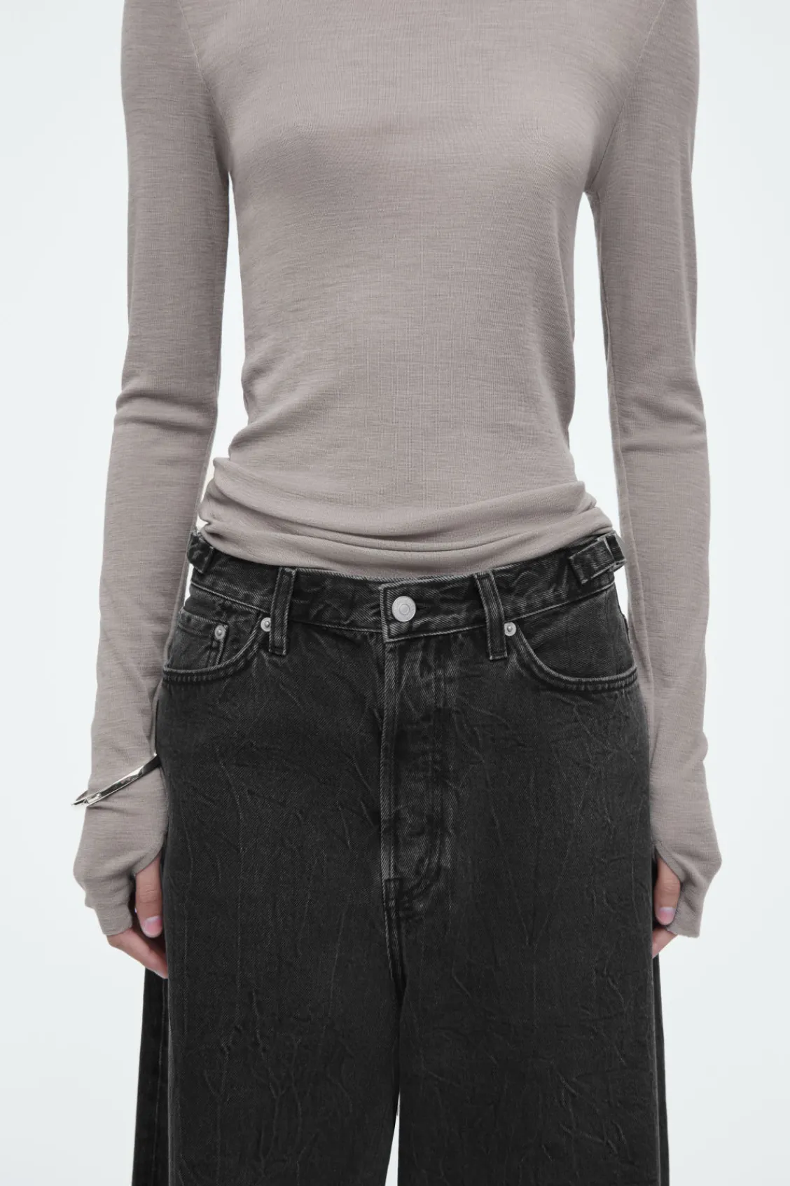 COS COAST WIDE-LEG JEANS-Women Jeans | Pants