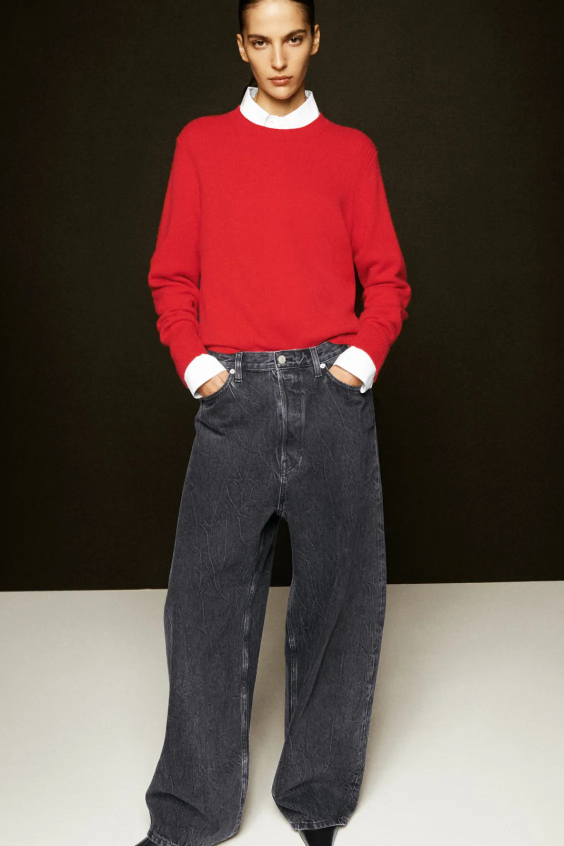 COS COAST WIDE-LEG JEANS-Women Jeans | Pants