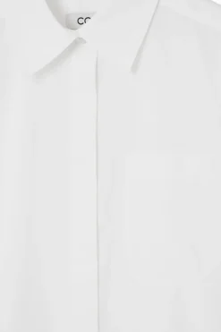 COS COLLARED MIDI SHIRT DRESS-Women Dresses & Jumpsuits
