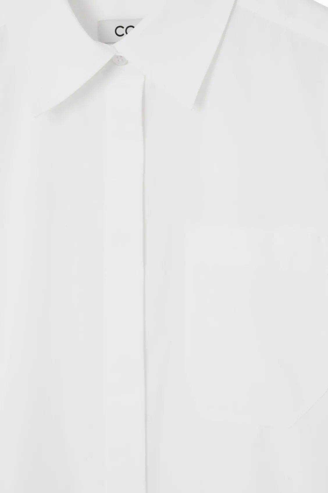 COS COLLARED MIDI SHIRT DRESS-Women Dresses & Jumpsuits