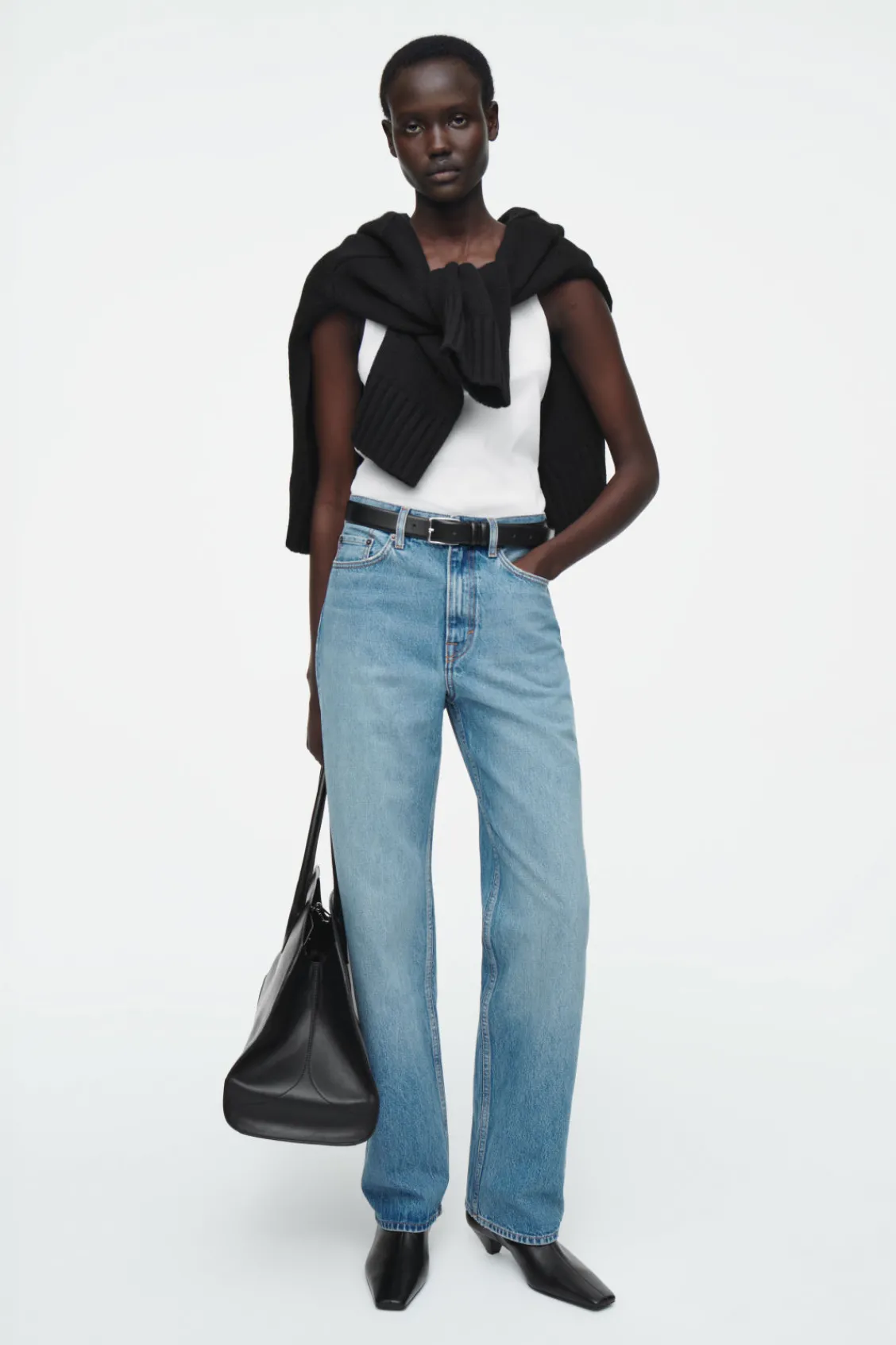 COS COLUMN STRAIGHT-LEG JEANS-Women Jeans | Pants