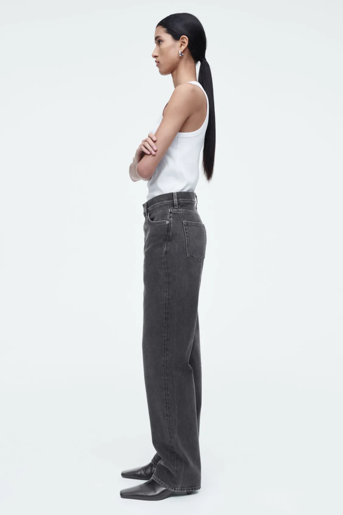 COS COLUMN STRAIGHT-LEG JEANS-Women Jeans | Pants