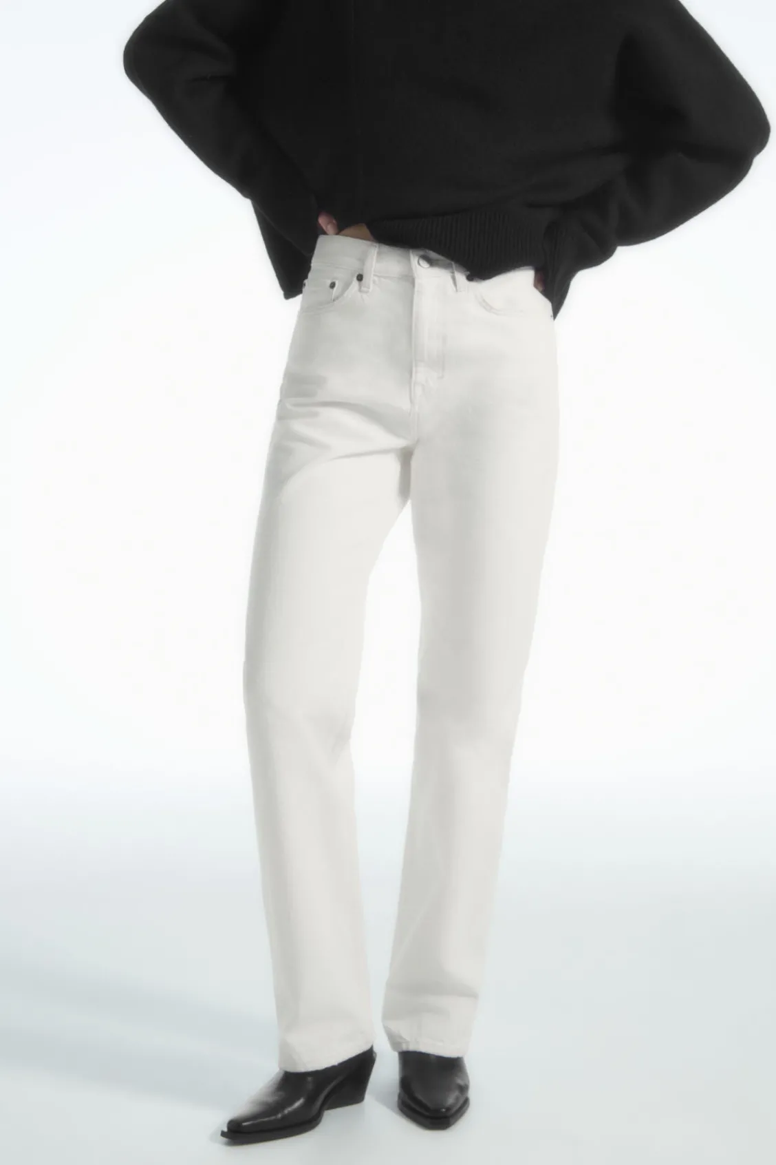 COS COLUMN STRAIGHT-LEG JEANS-Women Jeans | Pants