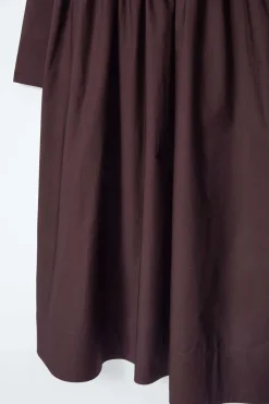 COS CONTRAST-PANEL LONG-SLEEVED MIDI DRESS-Women Dresses & Jumpsuits
