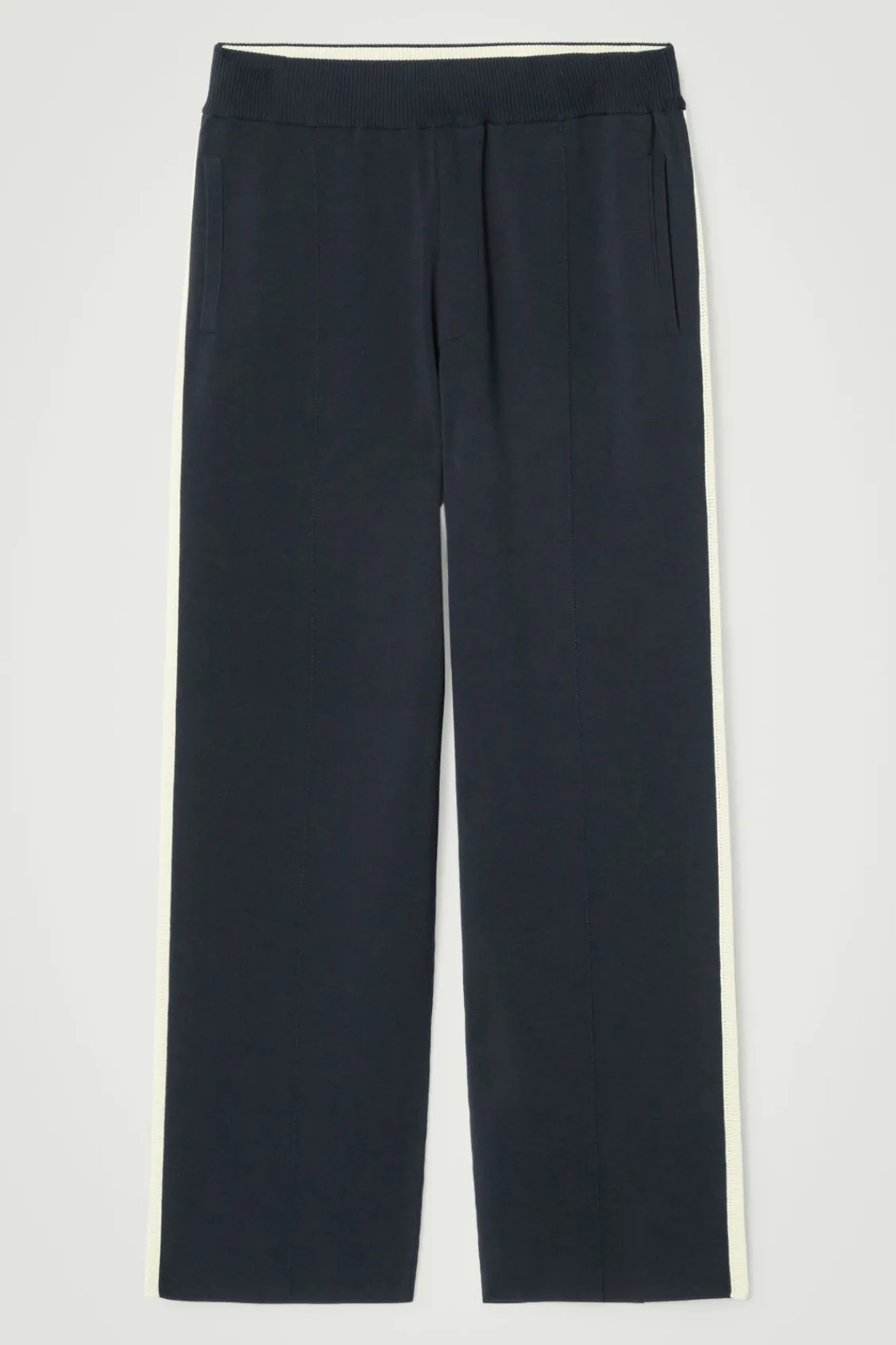 COS CONTRAST-STRIPE KNITTED JOGGERS- Matching Sets | Pants