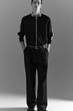 COS CONTRAST-STRIPE KNITTED JOGGERS- Matching Sets | Pants