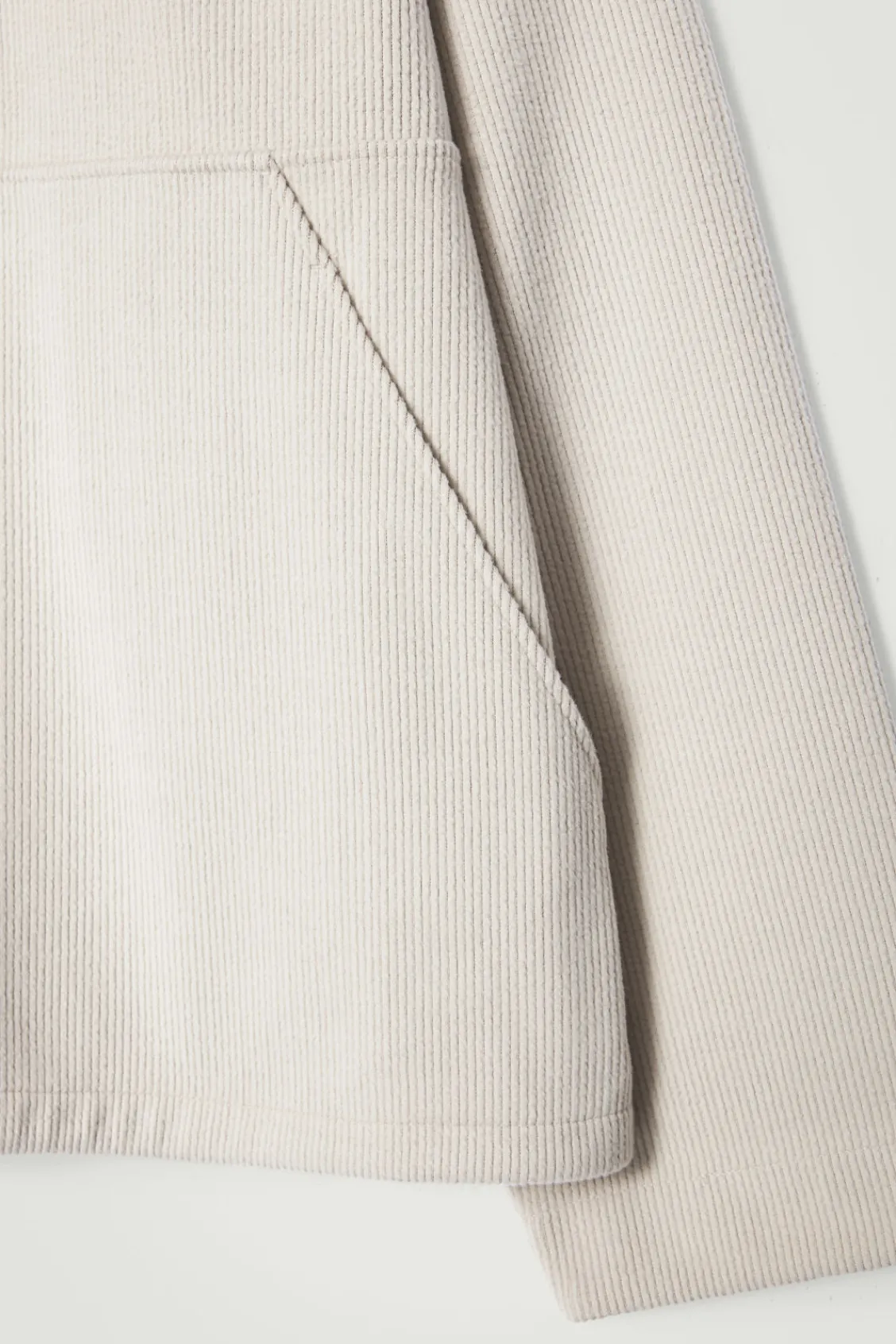 COS CORDUROY-JERSEY HALF-ZIP SWEATSHIRT- Matching Sets | Sweatshirts & Hoodies