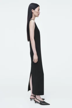 COS CORSET-DETAIL MAXI DRESS-Women Dresses & Jumpsuits | Sweaters & Cardigans