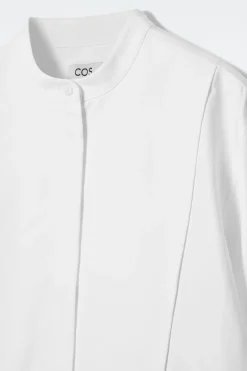 COS COTTON TUXEDO SHIRT-Women Shirts & Blouses | Tops