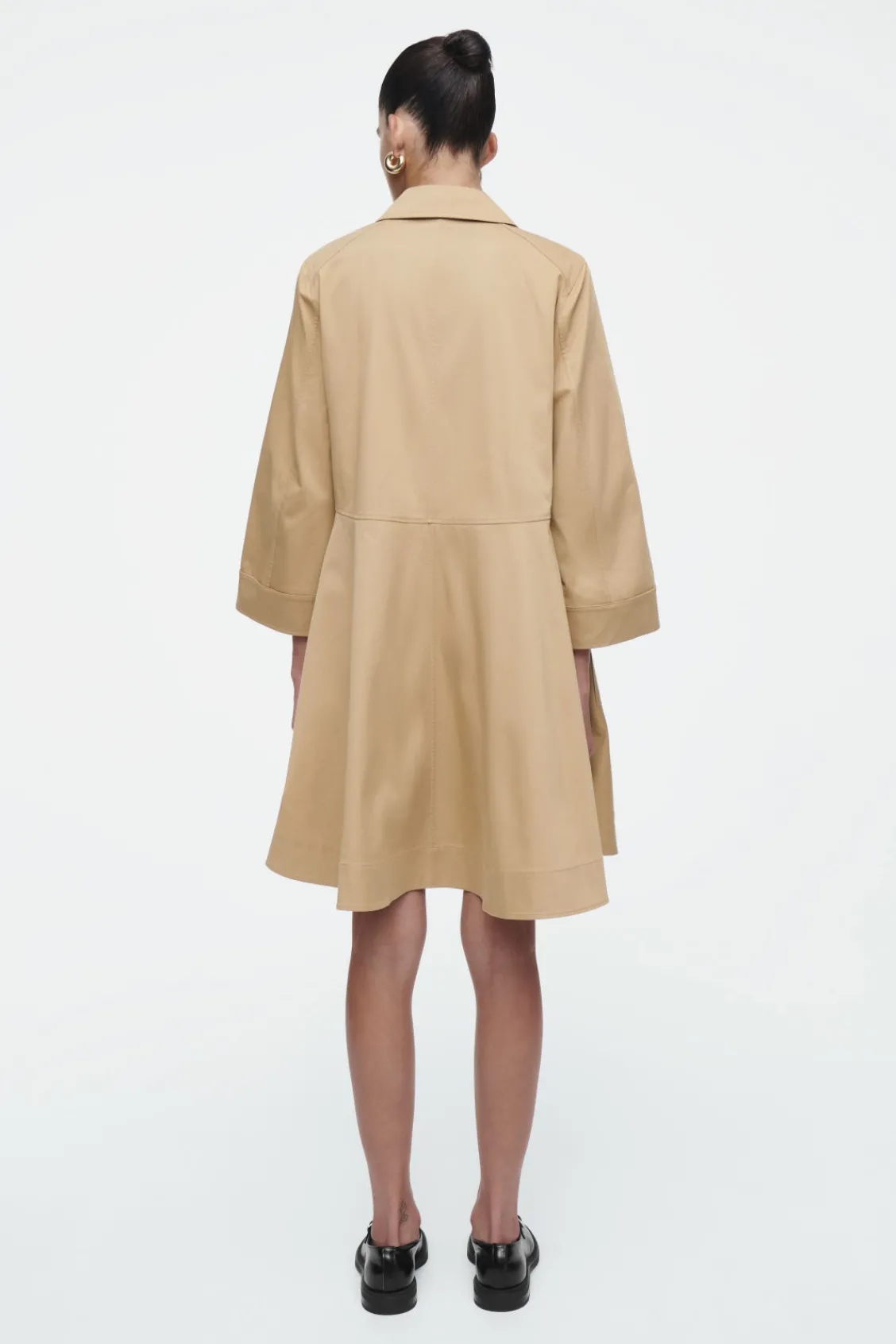 COS COTTON UTILITY SHIRT DRESS-Women Dresses & Jumpsuits